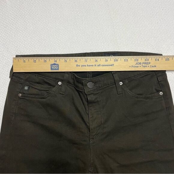 AG Adriano Goldschmied The Prima Cigarette Leg Jeans Dark Brown Women’s 28R - Picture 10 of 16